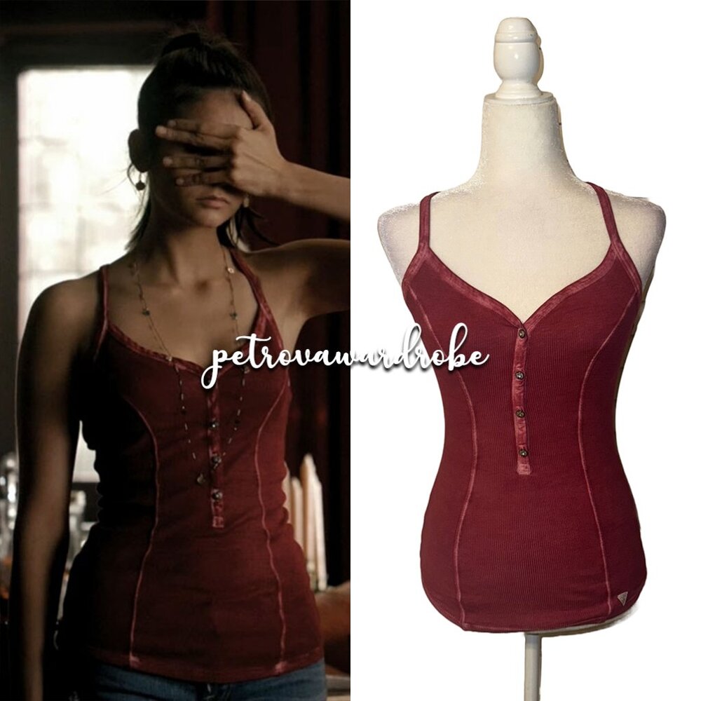 Guess Lily Henley Tank Top ASO Elena Gilbert
